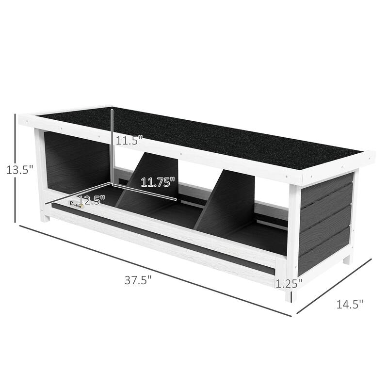 Chicken Coop Nesting Box with Asphalt Roof