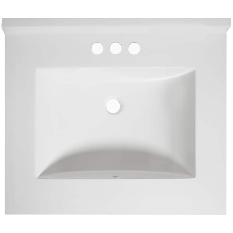 Design House 630210 Camilla 25" Cultured Marble Vanity Top with