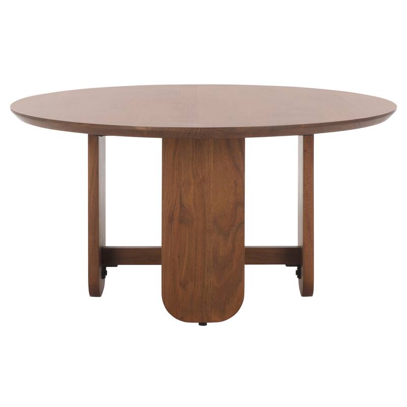 SAFAVIEH Couture Raybelina Round Wood Coffee Table - 35"W x 35"D x 18"H
