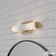 Option Alturas Gold White Glass