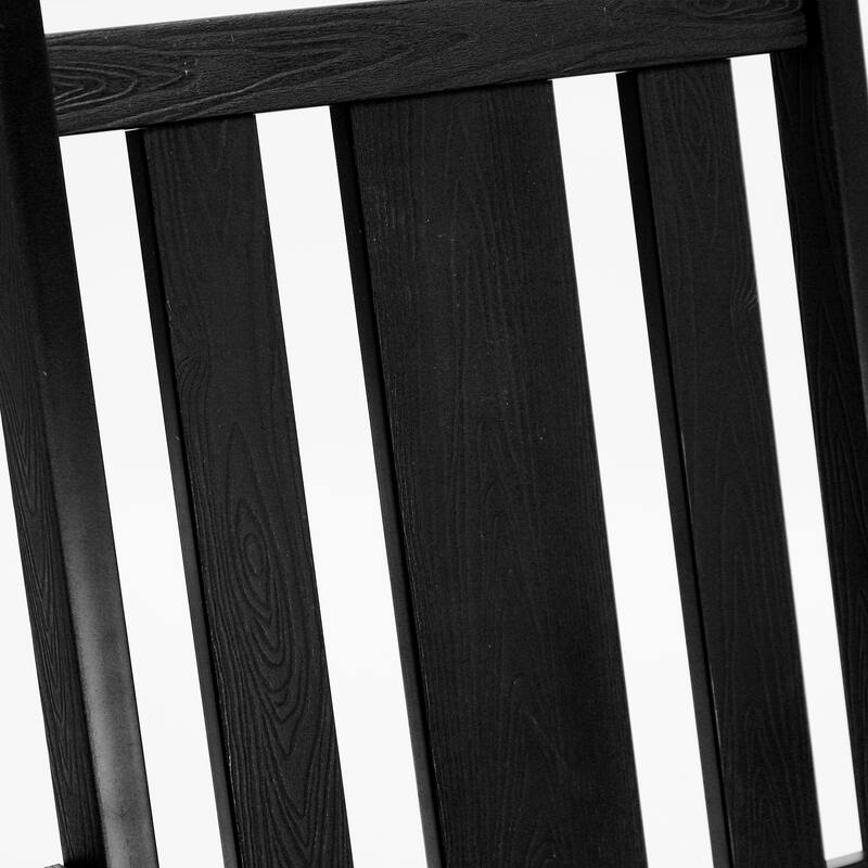 Eco-Friendly Plastic Outdoor Adirondack Rocking Chairs For Porch Set of 2