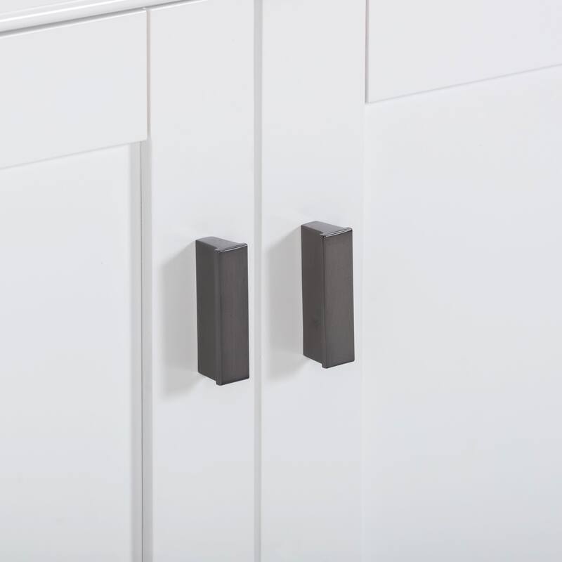 Madison 60 in. Double Sink Bathroom Vanity with Engineered Stone Top - 61" x 22"D x 35"H