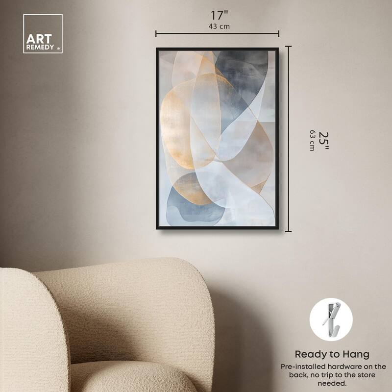 Blue Haze Canvas by Art Remedy