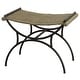 preview thumbnail 3 of 2, Uttermost 23770 Playa 26" Wide Metal Framed Bench
