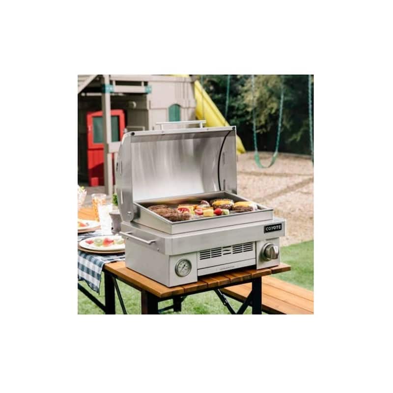 Coyote Portable Grill - Infinity burner up to 20K BTU - LP Gas