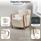preview thumbnail 16 of 15, NPD Furniture Tania Fabric Accent Arm Chair