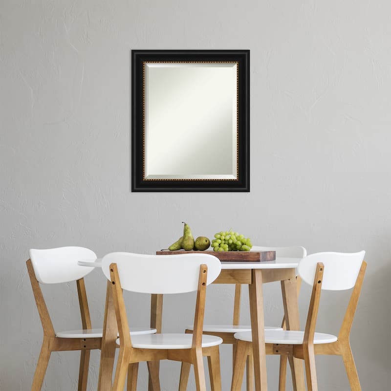 Beveled Wall Mirror - Manhattan Black Frame - Manhattan Black