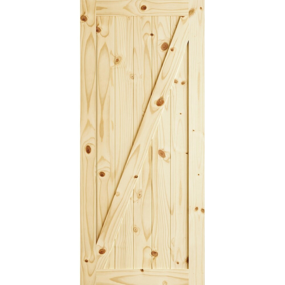 Shop Frameport Rkp Bd Fzb 7x3 1 2 Rustic Knotty Pine 42 By 84 Flat Unfinished Overstock 21207095
