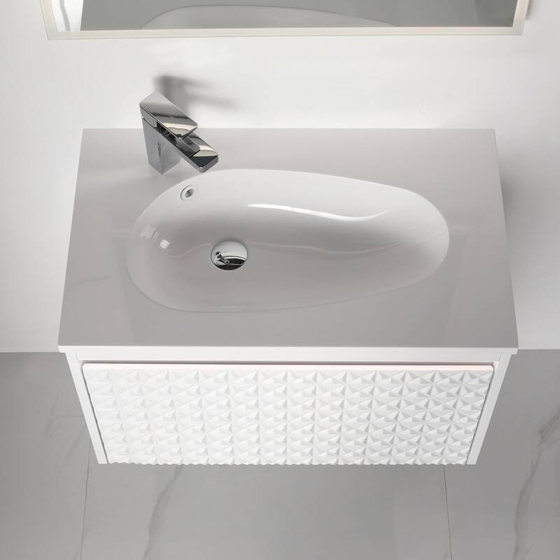 Blossom Wall Mounted Bathroom Vanity with Sink
