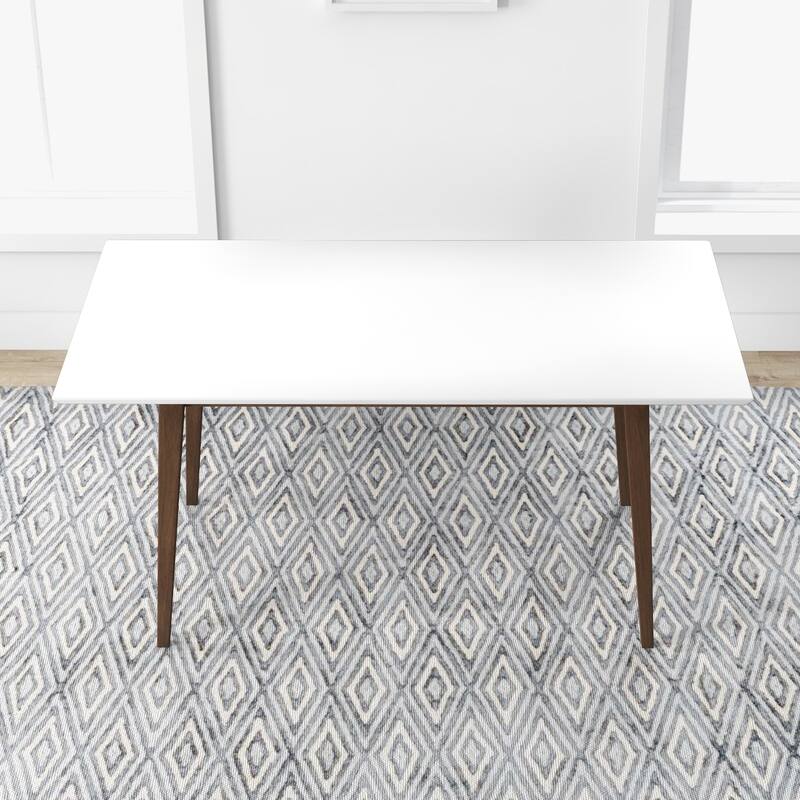 Mary Modern Style Solid Wood Rectangular Dining Kitchen Table