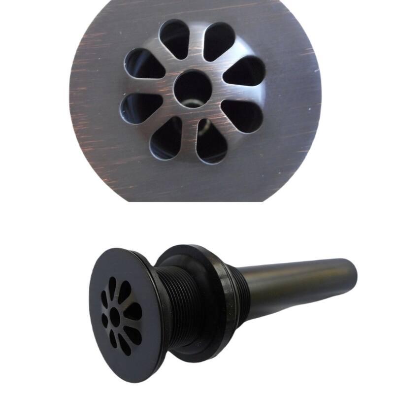 1.5" Bathroom Daisy Drain No Overflow - 2.125" x 8"