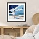 preview thumbnail 8 of 16, Woman Walking On the Beach by Elena Avanesova Wood Framed Wall Art Print