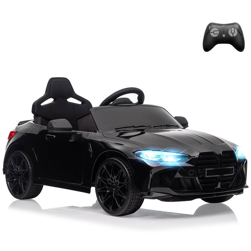 12V Toddler Electric Vehicle,Sports Car with Remote Control - Black