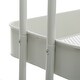 preview thumbnail 38 of 51, 4-Tier Metal Utility Cart with Wheels Storage Shelves Organizer Trolley Cart