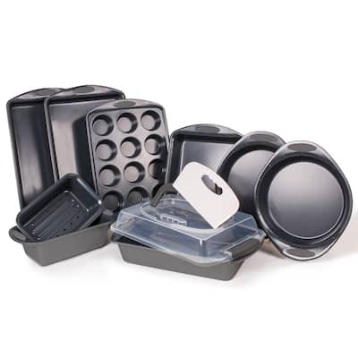 BergHOFF 11Pc Perfect Slice Bakeware Set, Grey