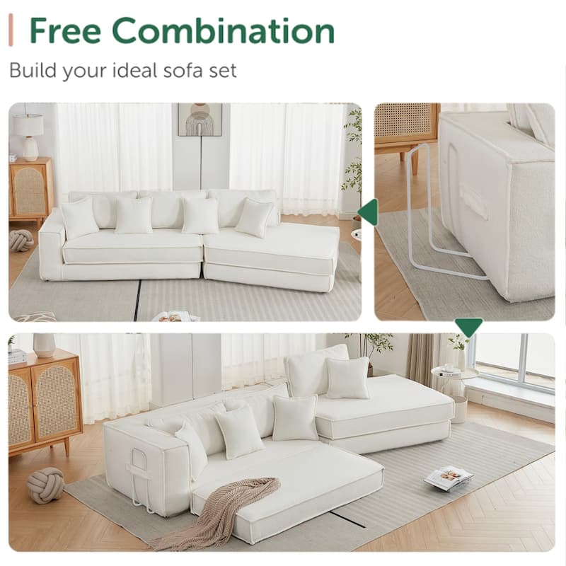 Luxury Sleeper Sofa Bed with Soft Cushion - Ultimate Comfort for Your Home