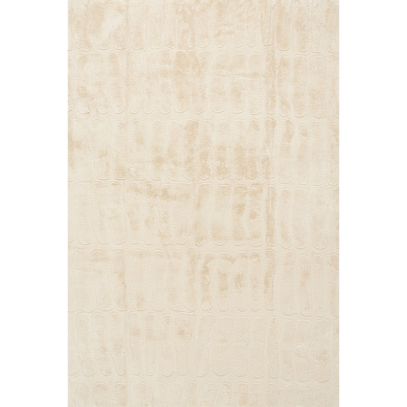 Nuloom Tavina Solid Cloud Washable Area Rug