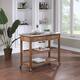 The Gray Barn Firebranch Wire-brush Kitchen Cart - Barnwood Wire-Brush