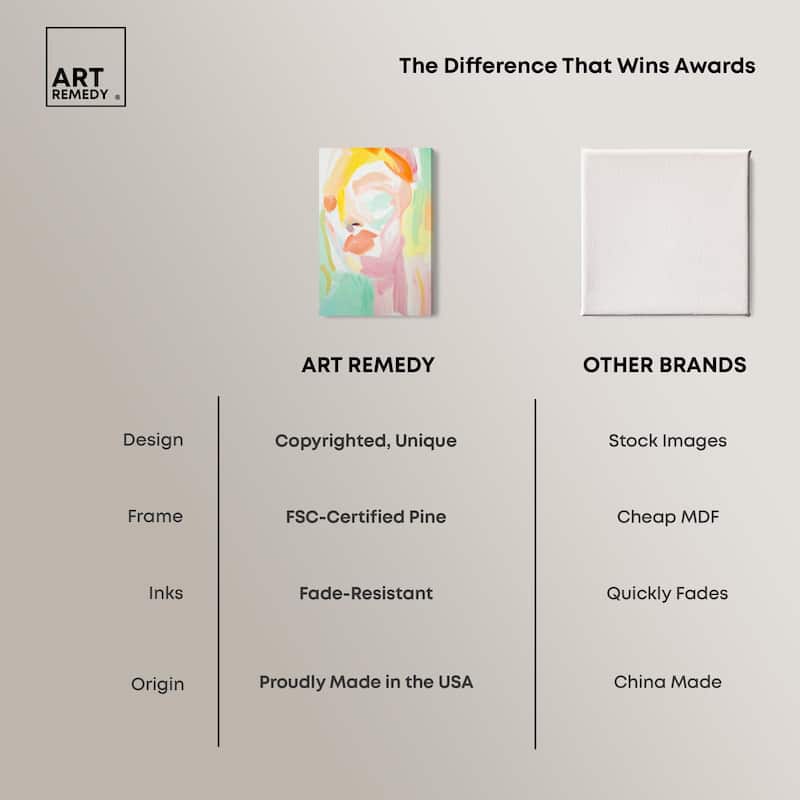 Hues of Emotion I Canvas by Art Remedy, Gallery Wrapped