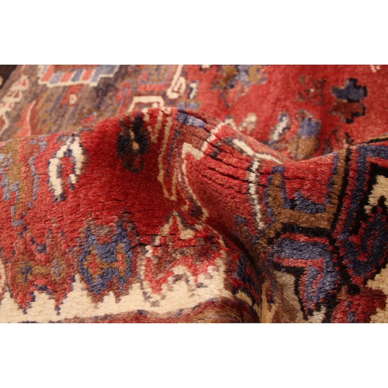 ECARPETGALLERY Hand-knotted Sarabi Dark Red Wool Rug - 7'10 x 10'8