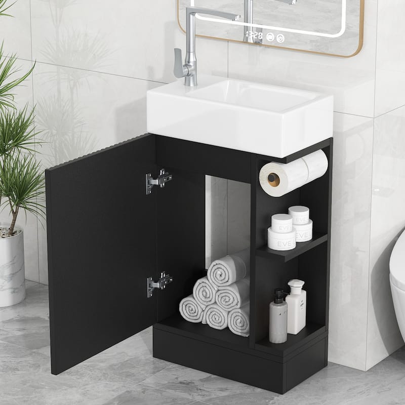 18.6" Bathroom Vanity with Sink