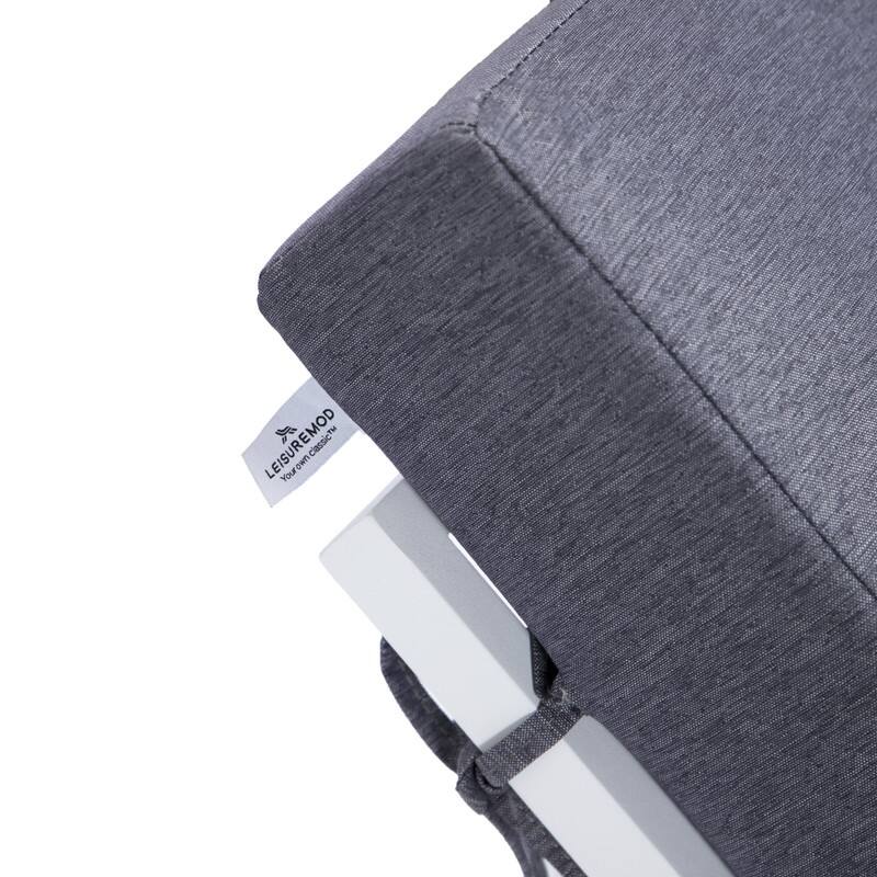 Chelsea Polyester Chaise Lounge Chair with Adjustable Headrest, Aluminum Frame, Machine Washable Cushions for Outdoor & Indoor