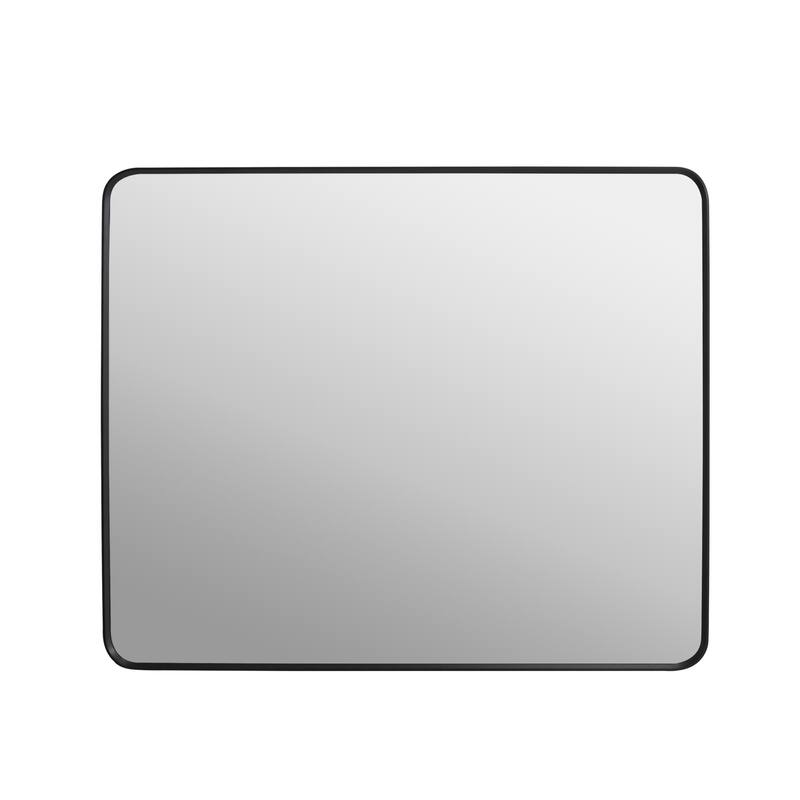 Modern Bathroom Rectangular Wall Mounted Anodized Aluminum Framed Vanity Mirror