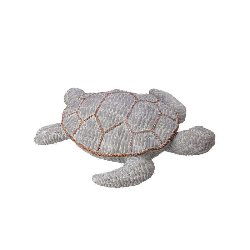 Fabric Weave' Turtle Plaque 13.75" - 11.81
