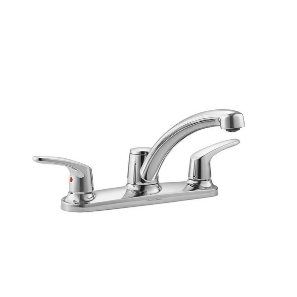 American Standard 7074.500 Colony Pro Double Handle Kitchen Faucet - Polished Chrome