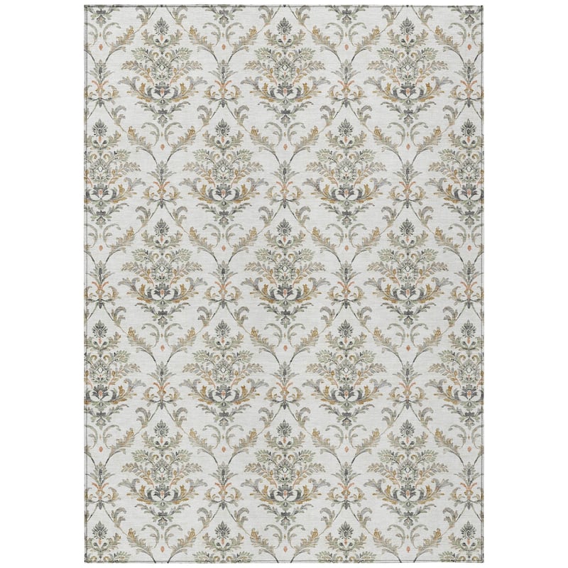Machine Washable Indoor/ Outdoor Traditional Marrakesh Chantille Rug