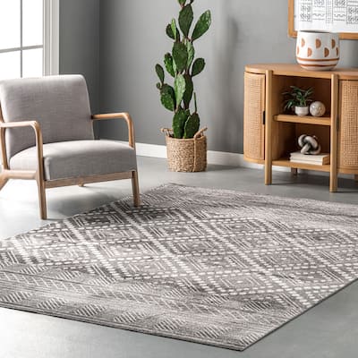 Nuloom Phyllis SpinClean Machine Washable Diamond Trellis Area Rug