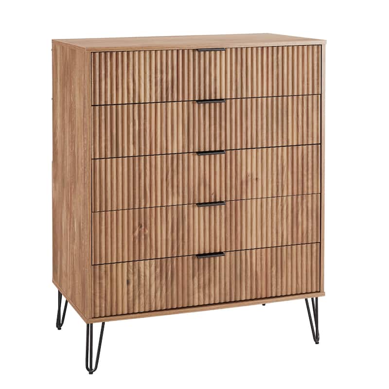 Manhattan Comfort 3-Piece Dumbo Modern Multi Dresser Nighstand Set
