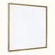 preview thumbnail 1 of 20, Kate and Laurel Sylvie Blank Framed Canvas 30x30 - Yellow