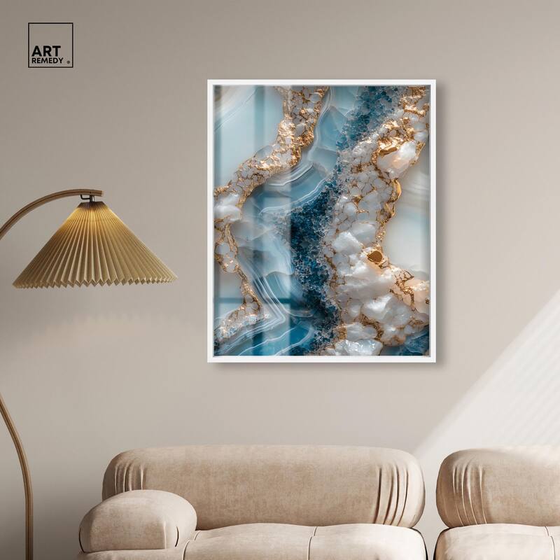Lapis River Shadowbox by Art Remedy