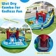 preview thumbnail 5 of 8, Gymax Inflatable Water Park w/Splash Pool Water Cannon Basketball Rim - Multi-Color