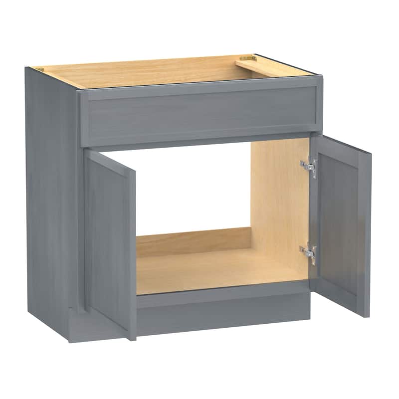 Vanity Art 36" Freestanding Single Base Storage Cabinet with Soft Close Doors