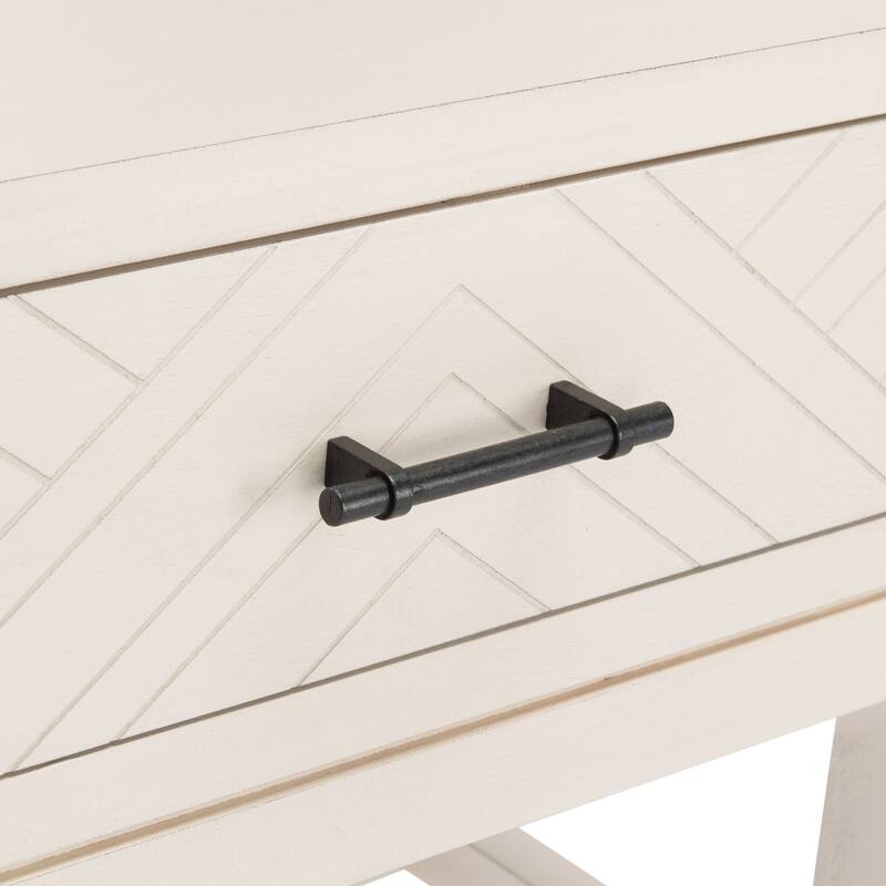SAFAVIEH Lorraine 2-Drawer Console - 35.5" W x 13" L x 29.5" H - 36Wx13Dx30H