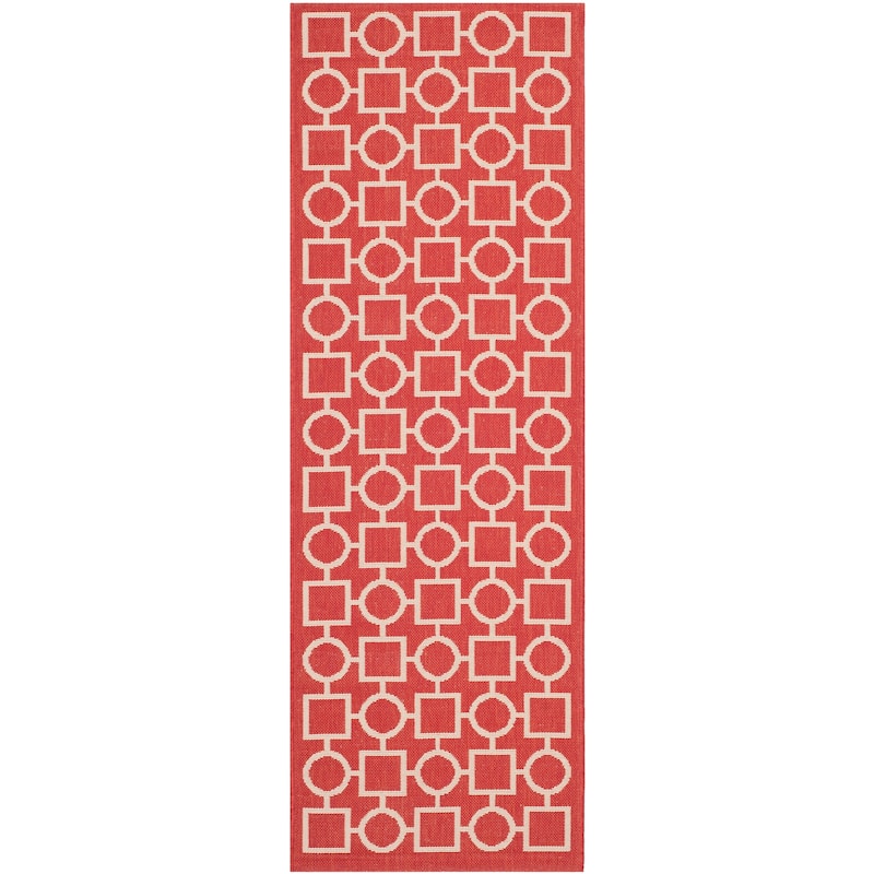 SAFAVIEH Courtyard Sharlene Indoor/ Outdoor Waterproof Patio Backyard Rug