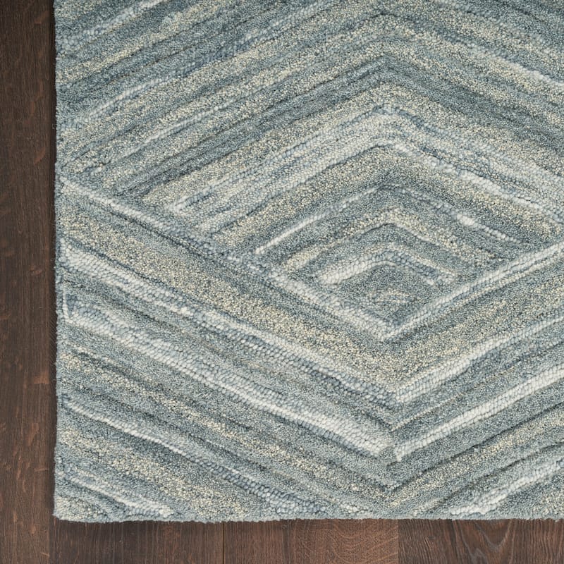 Nourison Graceful Indoor only Geometric Wool Area Rug