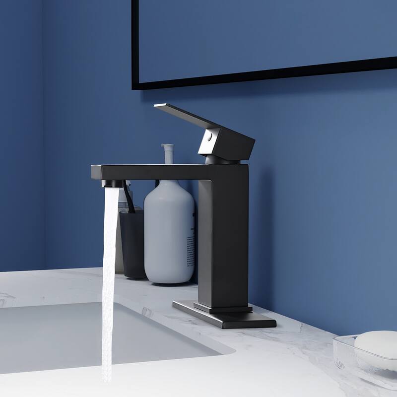 Topcraft Single Handle Bathroom Faucet with Pop-Up Drainer