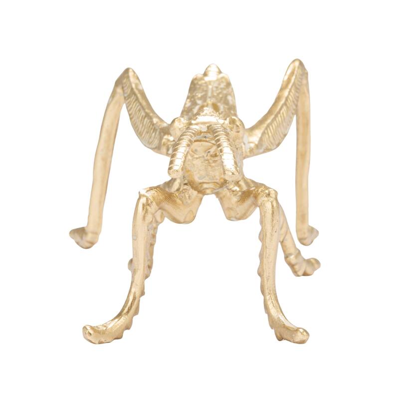 Pewter Grasshopper Accent Figurine - 5.88"L x 2.25"W x 1.88"H