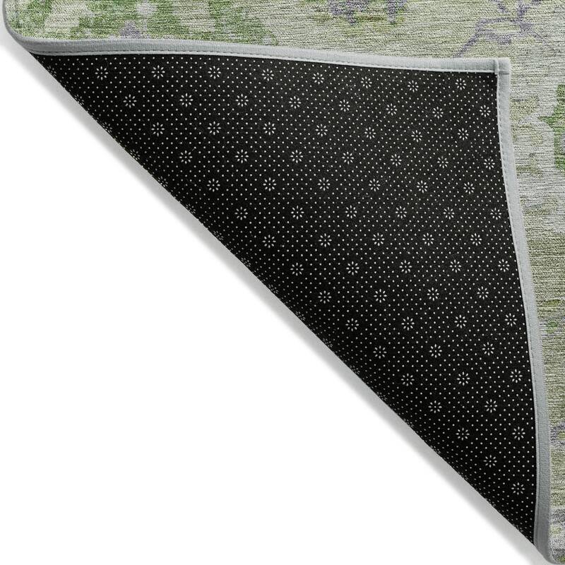 HomeRoots Floral Traditional Rectangle Outdoor Rug