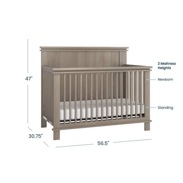 dimension image slide 0 of 2, Child Craft Denman 4-in-1 Convertible Crib