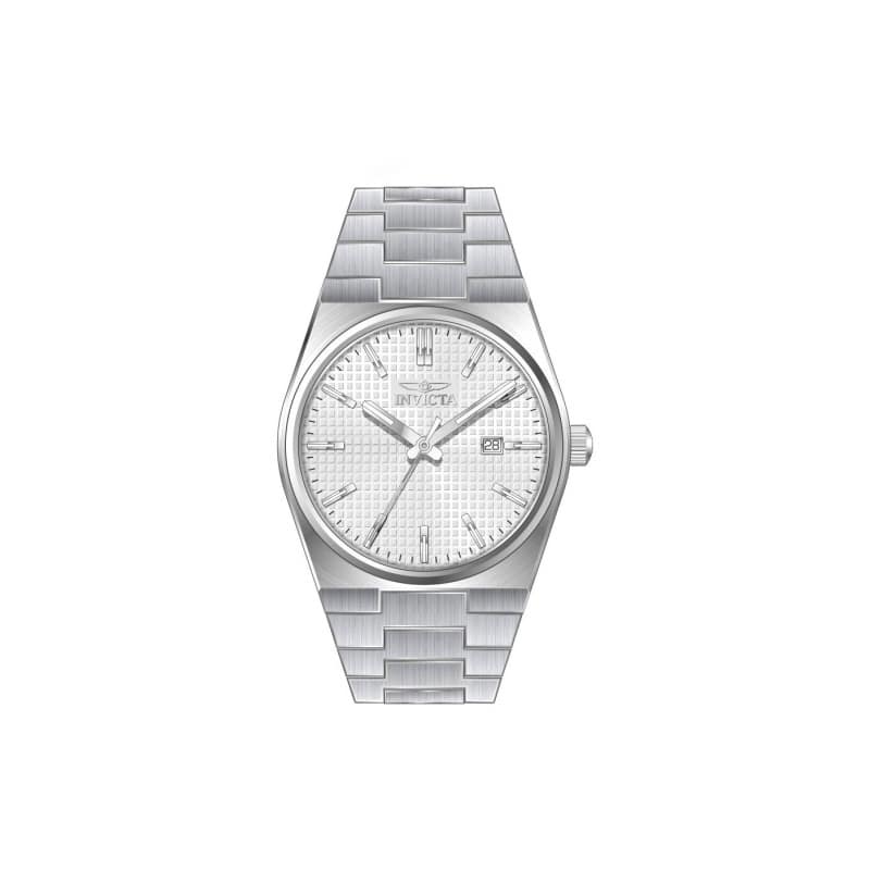 Invicta Men's 48393 Speedway Quartz 3 Hand Silver Dial Watch - Gold