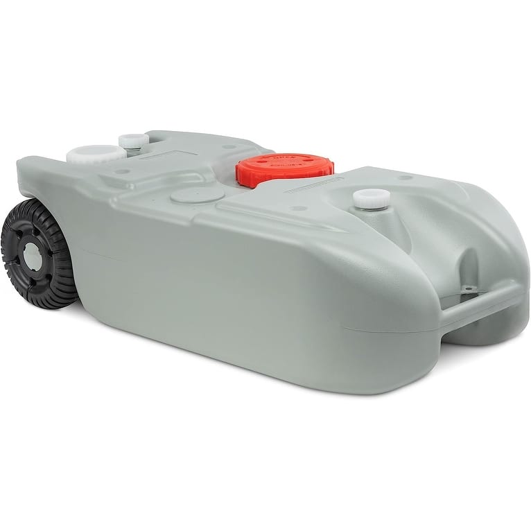 Hike Crew RV Portable Waste Tank, Odorless Black or Grey Water Tote for Camper