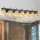 preview thumbnail 71 of 182, 2/3/4-Light Modern Bathroom Crystal Vanity Light Wall Sconces 51.2 - Black Gold