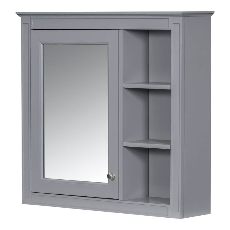 30'' x 28'' Medicine Cabinet, Wall Mounted Bathroom Storage Cabinet, Modern Bathroom Wall Cabinet with Mirror,Medicine Cabinet
