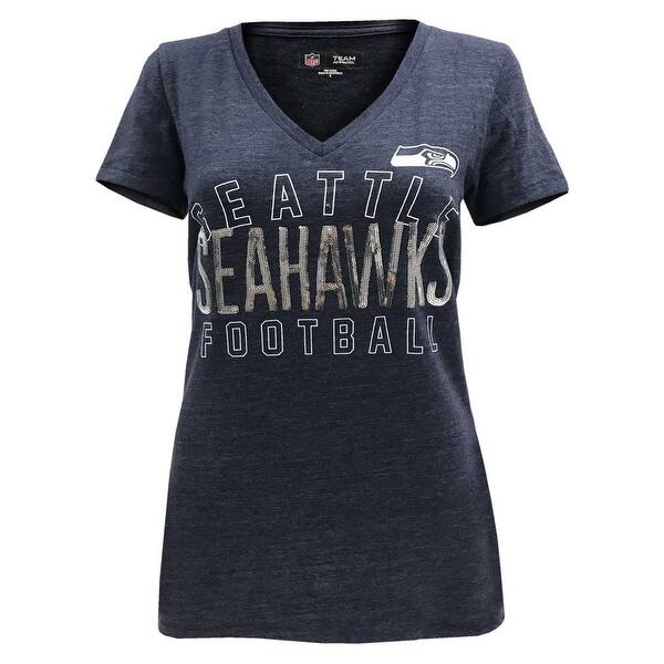 Shop New Era Women S Nfl Seattle Seahawks Sequins Football Tee T