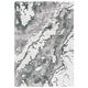 preview thumbnail 73 of 84, SAFAVIEH Horizon Shag Mukades Abstract 2.5-inch Thick Rug 4' x 6' - Grey/Green - Rectangle