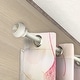preview thumbnail 2 of 3, InStyleDesign Coiled 1 inch Diameter Adjustable Curtain Rod 120 to 170 inches - White